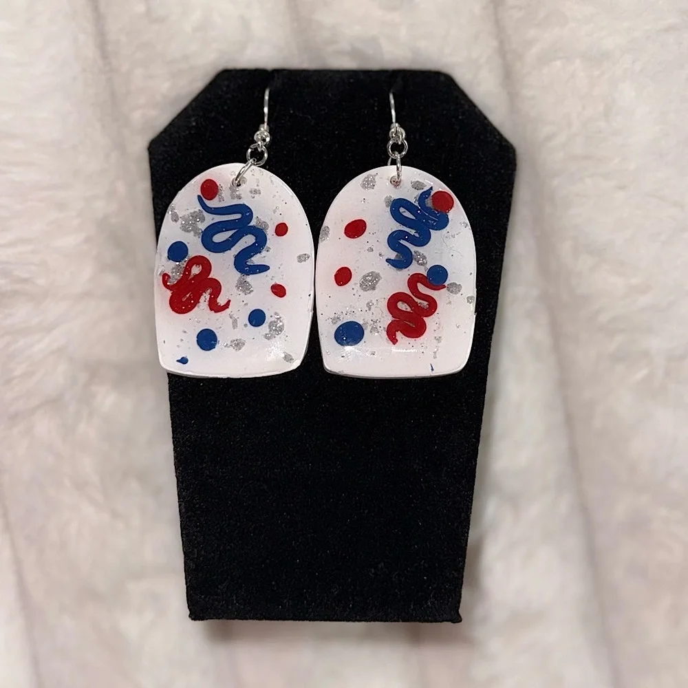 Colorful Abstract Earrings